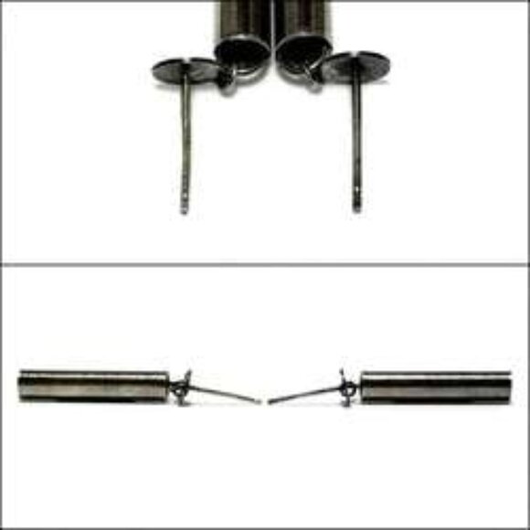 #105  Authentic Chanel Drop Stud Earrings - Picture 6 of 7